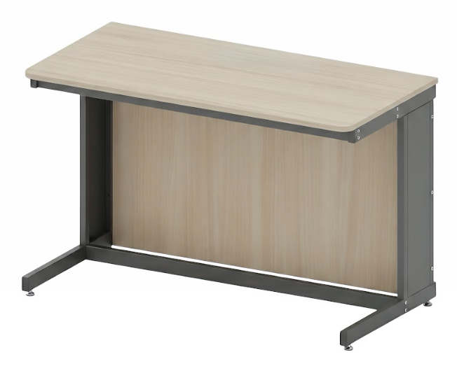 Стіл учнівський лабораторний на посиленому каркасі з металевими вставками, 1200х600х760мм, ЕТЕРНО ТРЕЙД (100406)